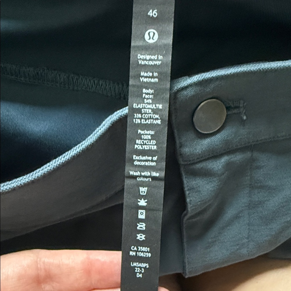 lululemon athletica navy slacks- new with tags